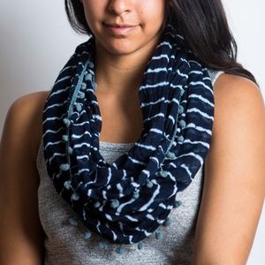 Shibori Infinity Scarf - Marfa Lights